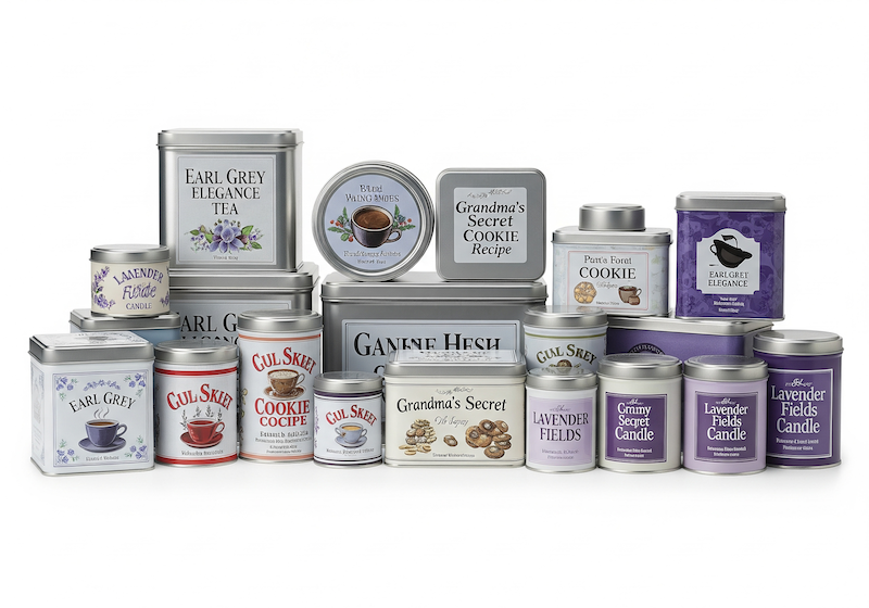 Printed Tin with Lid