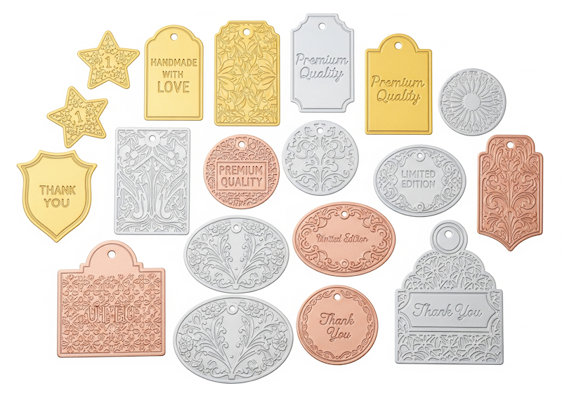 Embossed Foil Tags